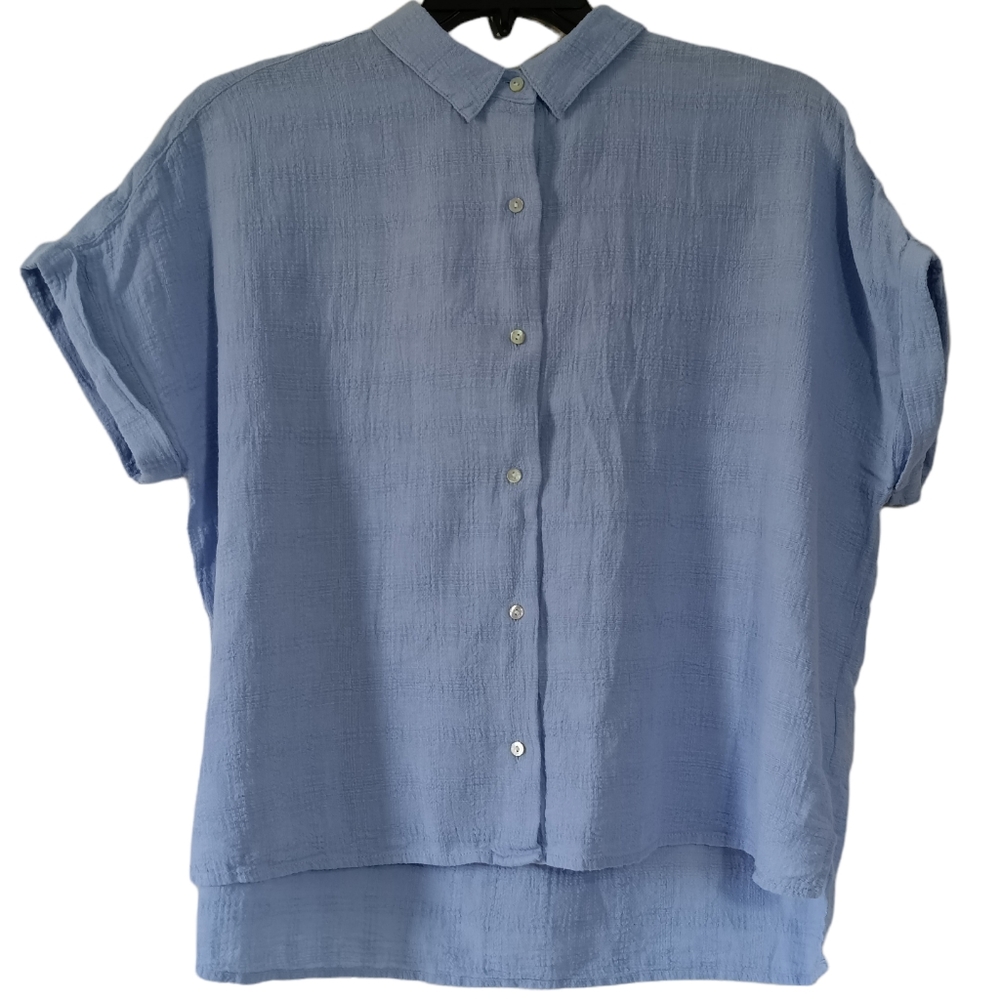 Tahari Light Blue Blouse